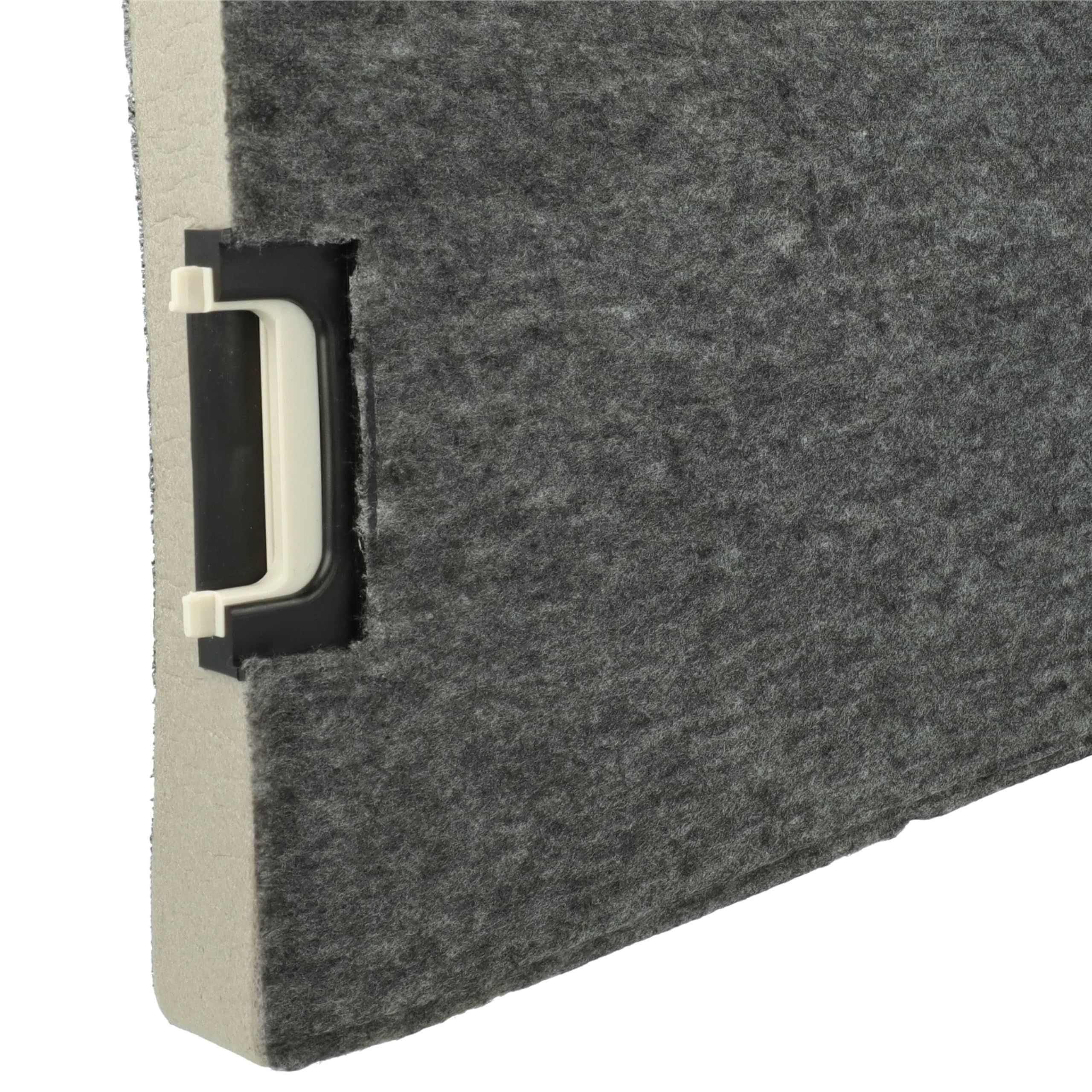 vhbw 2x Aktivkohlefilter Ersatz für Miele 3284680 | 3284681, 3284682, 8011222, 8049726, DKF6 für Dunstabzugshaube - 30 x 21,5 x 3 cm