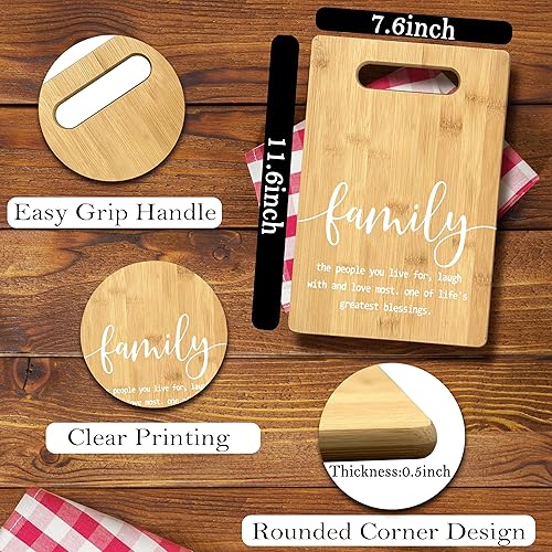 Miniatura 6 de Regalos de inauguración de la casa para casa nueva, tabla de cortar de bambú para el hogar nuevo, apartamento para inauguración de la casa, regalos