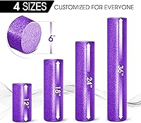 Vista 5 de Yes4All High-Density EPP Round Back Roller Foam, Exercise Foam Roller for Yoga, Pilates & Stretching - 12, 18, 24, 36 inch