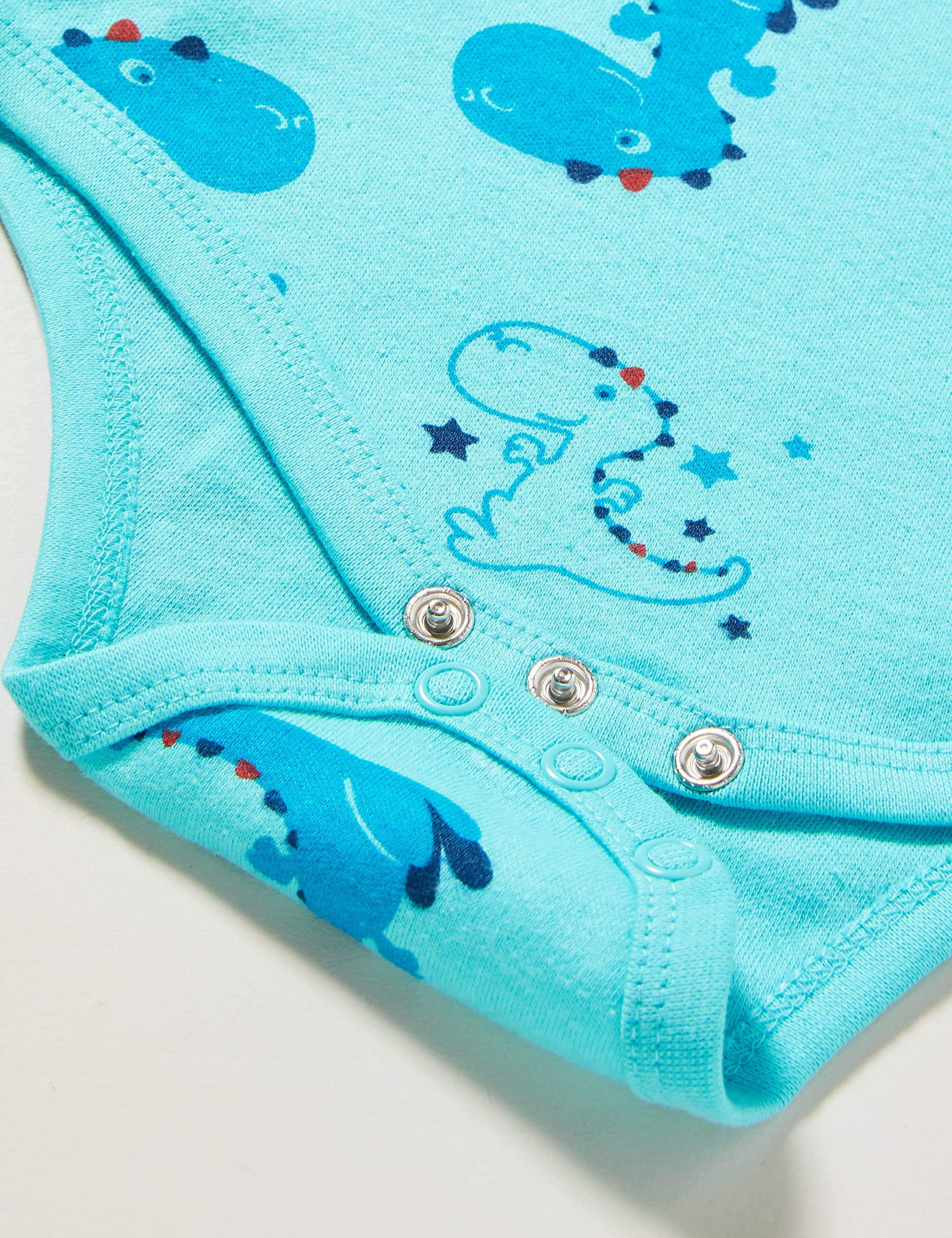 Care Body Ss - Aop (6-pack) Body Manica Corta Bimbi 0-24 (Pacco da 6)
