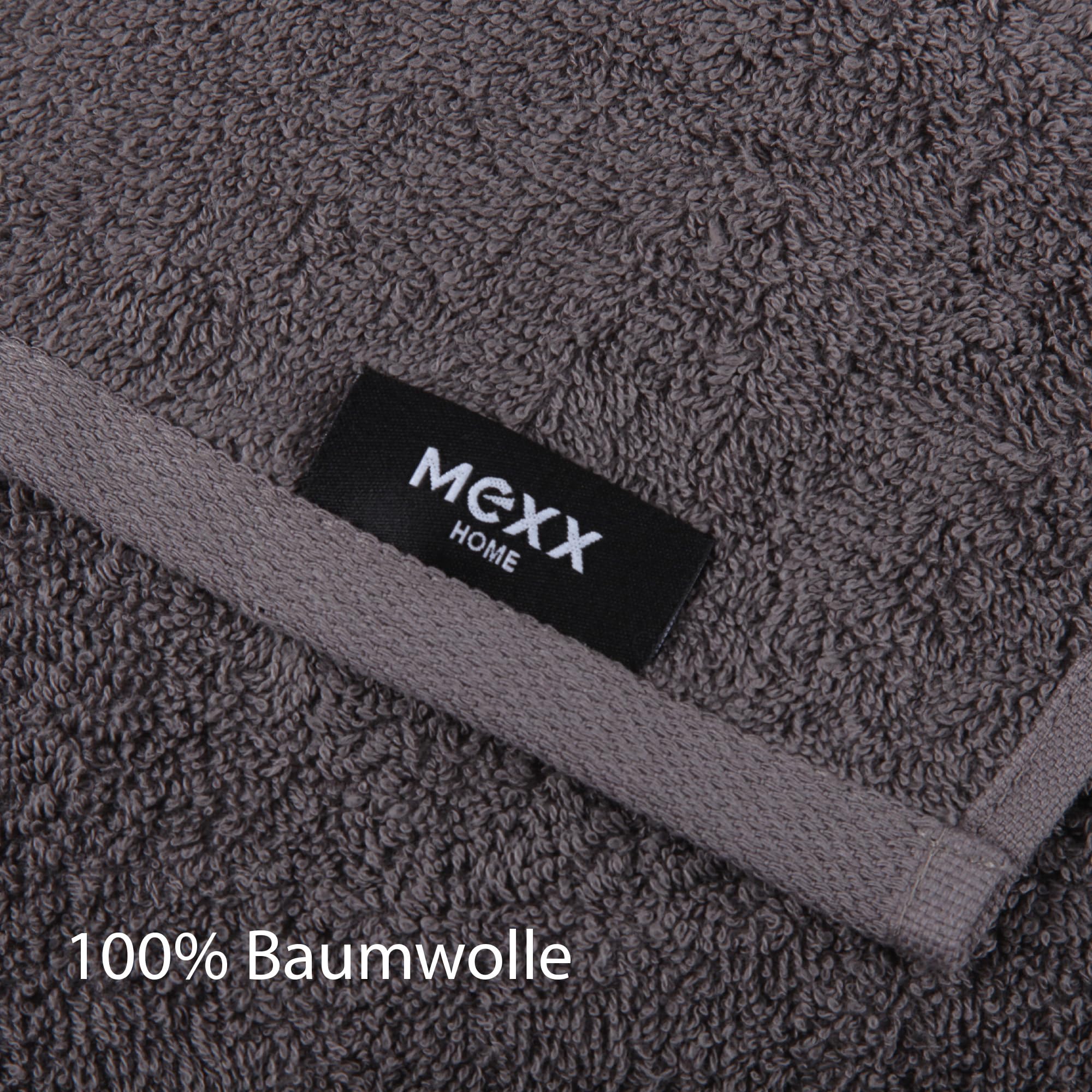 Bestlivings Mexx ręcznik do rąk (2 szt./antracyt) 50 x 100 cm, 100% bawełna – Öko-Tex, ręcznik do sauny, jakość premium, 450 g/m², super chłonny, szybkoschnący