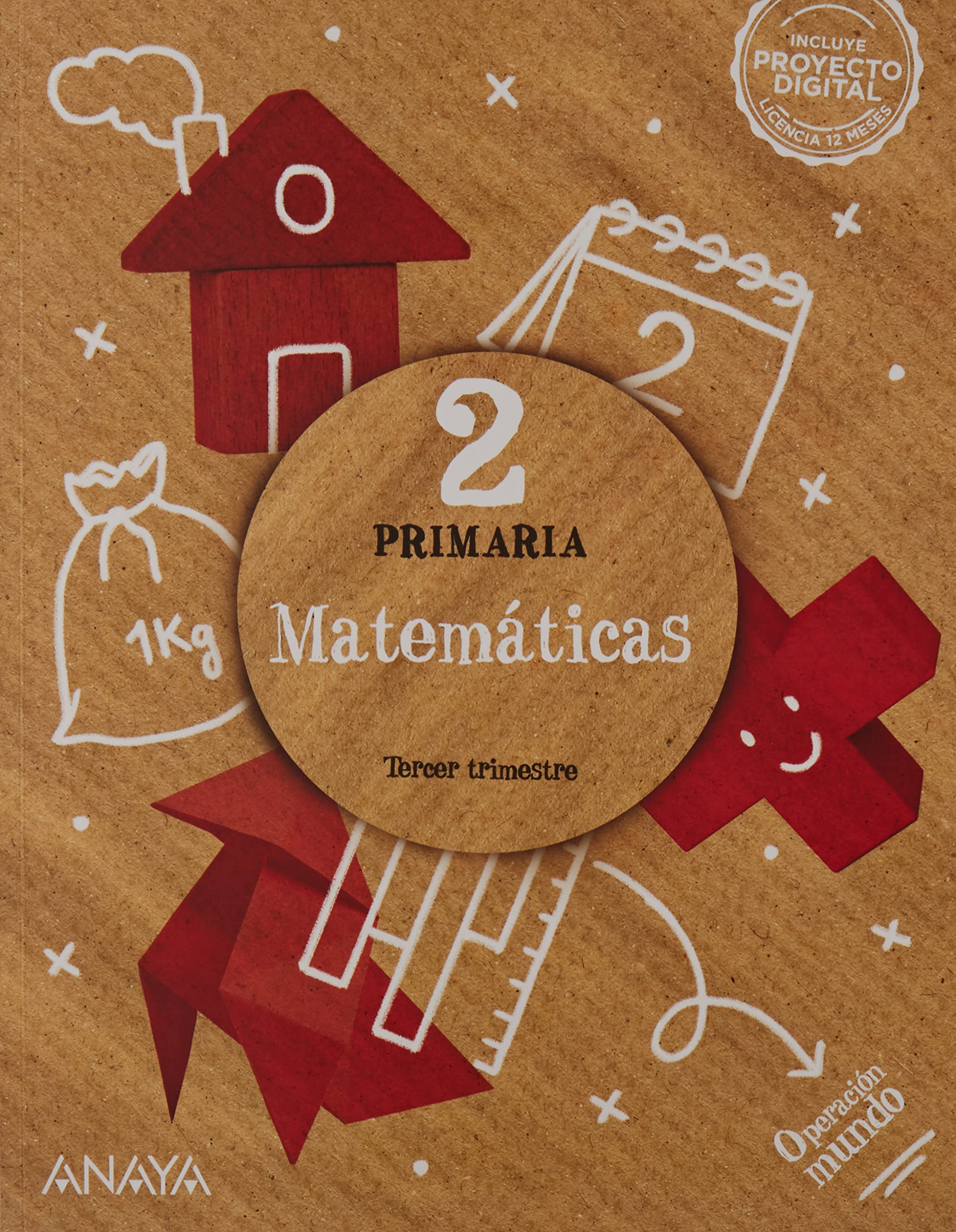 Matemáticas 2. (Incluye material manipulativo)