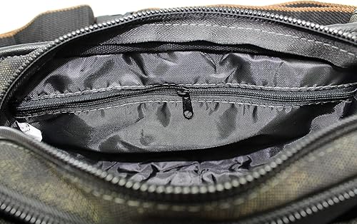 Miniatura 8 de Riñonera para exteriores, lona de mezclilla 5XL, cinturón de cintura para hombres y mujeres, bolsa de cadera, Negro 1106-Mediano, Riñonera de cadera