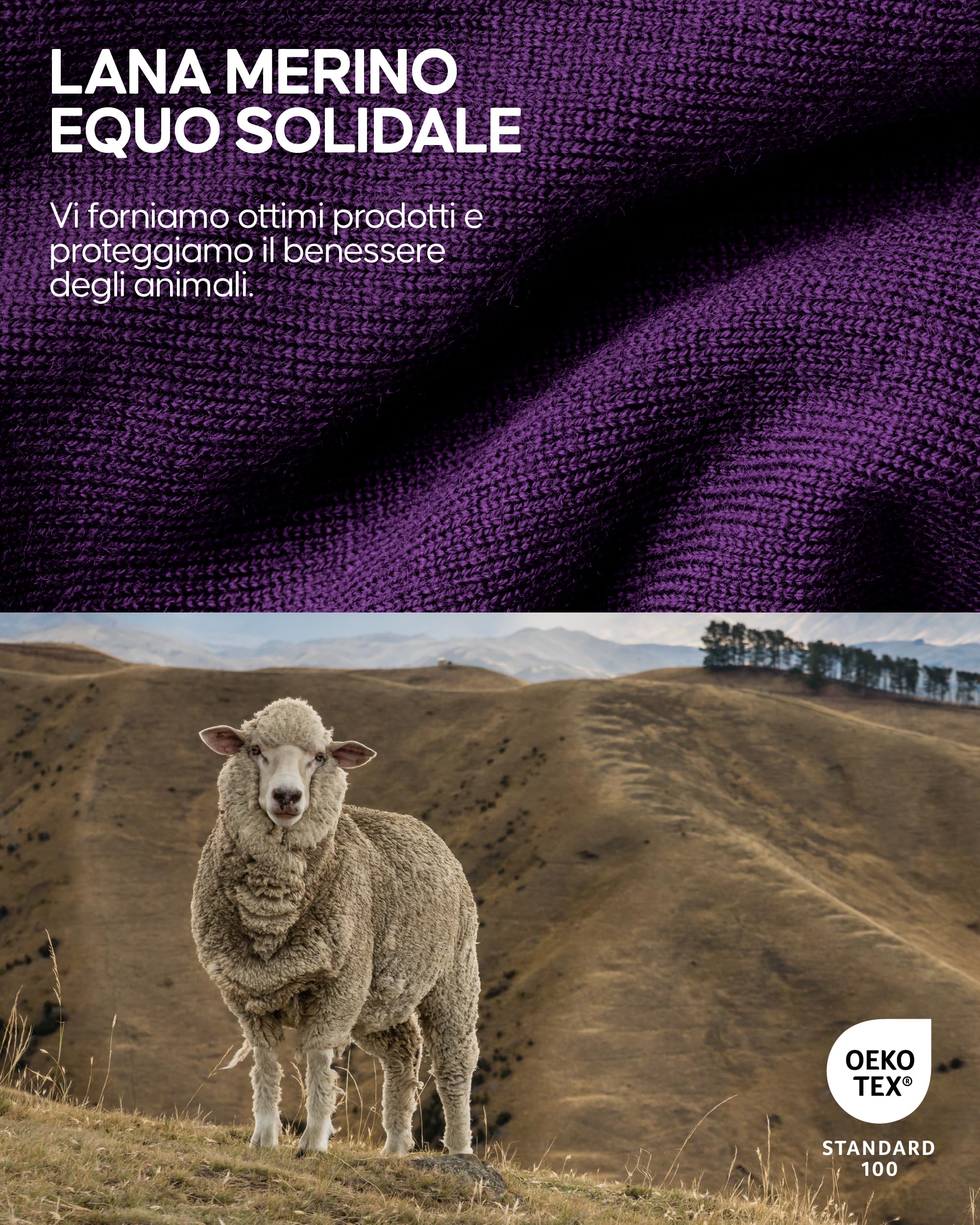 DANISH ENDURANCE Maglia Termica Donna in Lana Merino, Manica Lunga, per Sci, Trekking, Escursionismo