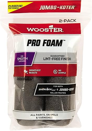 Wooster Brush RR308-4-12 Pro Foam, paquete de 2, 4-12 pulgadas