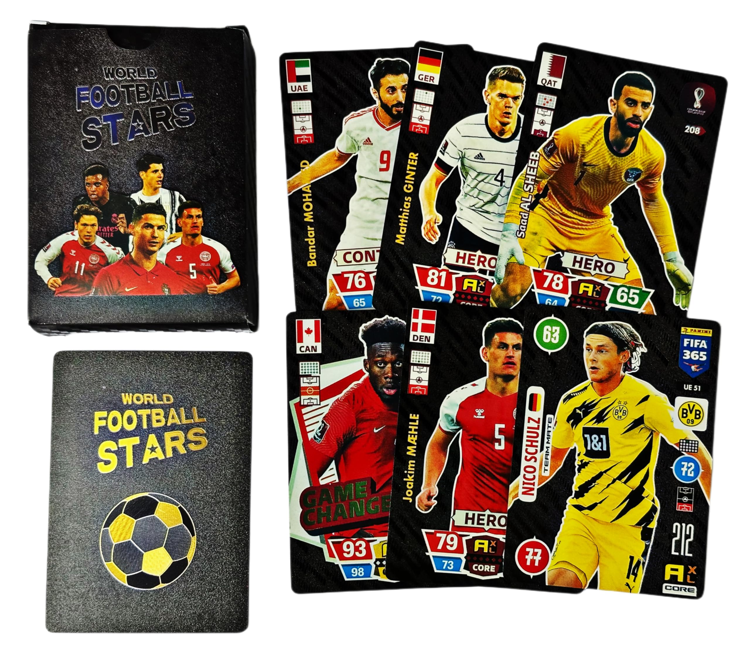 MSGH Collectible Card Games 55 PCS Foil Card (Soccer Black 55) (B0D3GSWD2P) Amazon Price History, Amazon Price Tracker