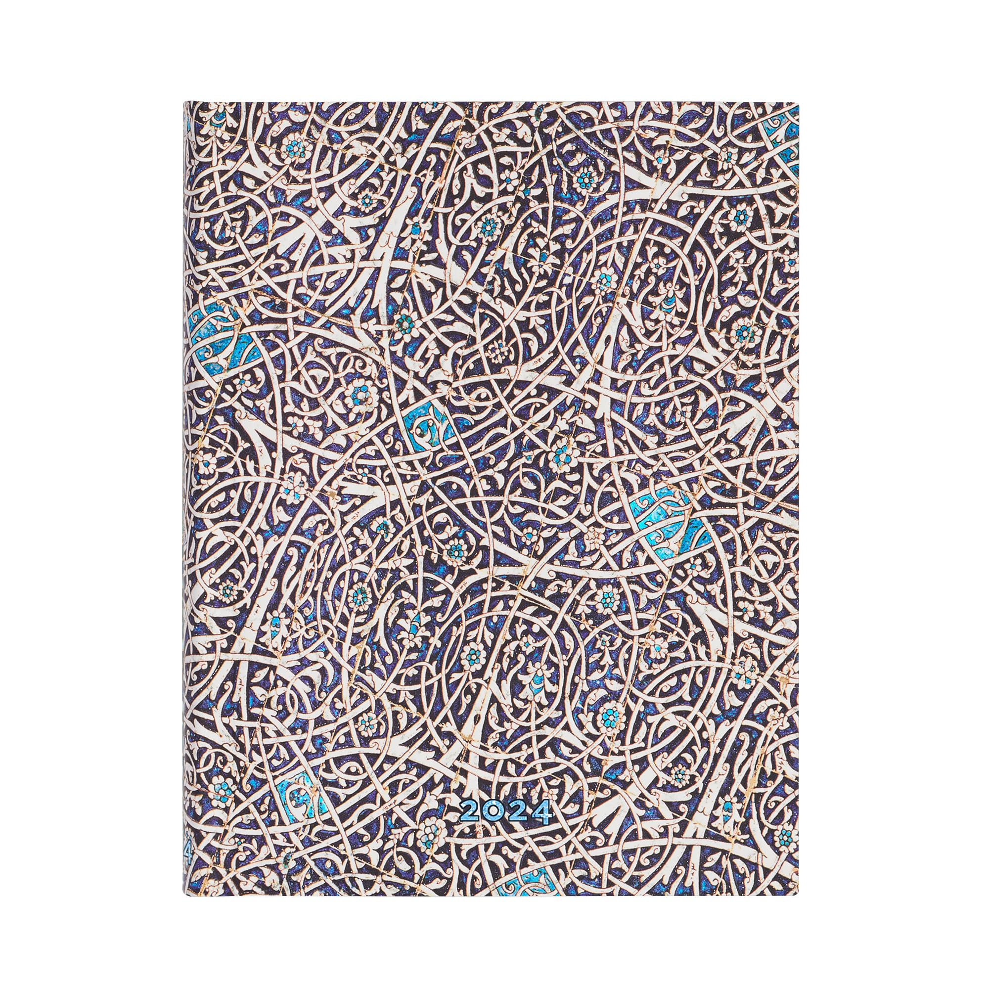 Paperblanks Granada Turquoise 12 Month Calendar 2024 Vertical Ultra (180 × 230 mm)