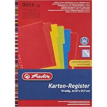 Herlitz A4 Index Labels - Manila