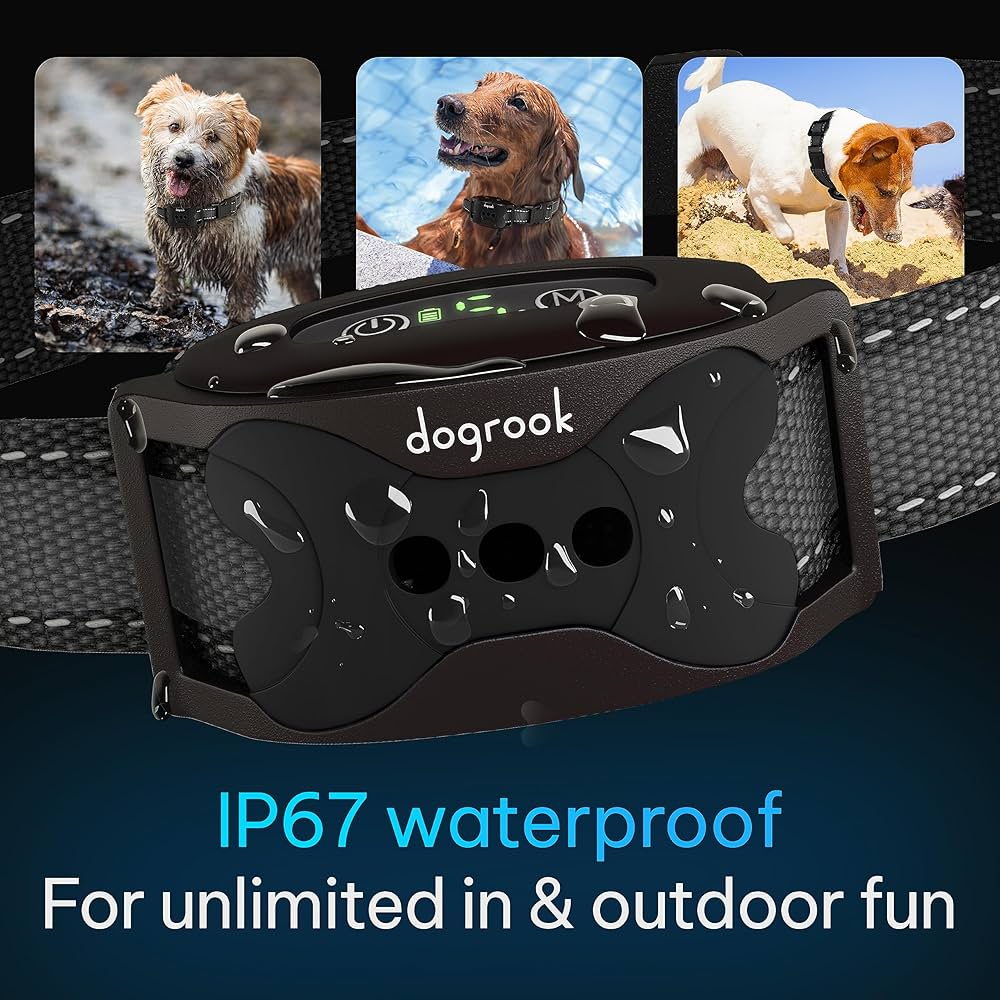 dogrook shock collar with bark control