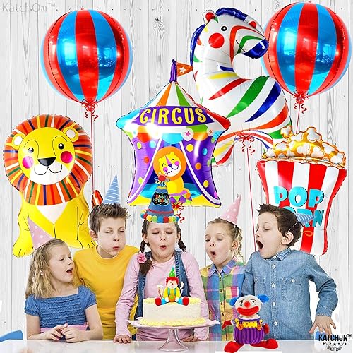 Miniatura 6 de KatchOn, Globos de circo para decoraciones de carnaval, paquete de 6, globos de carnaval para decoraciones de fiesta de carnaval, globos de