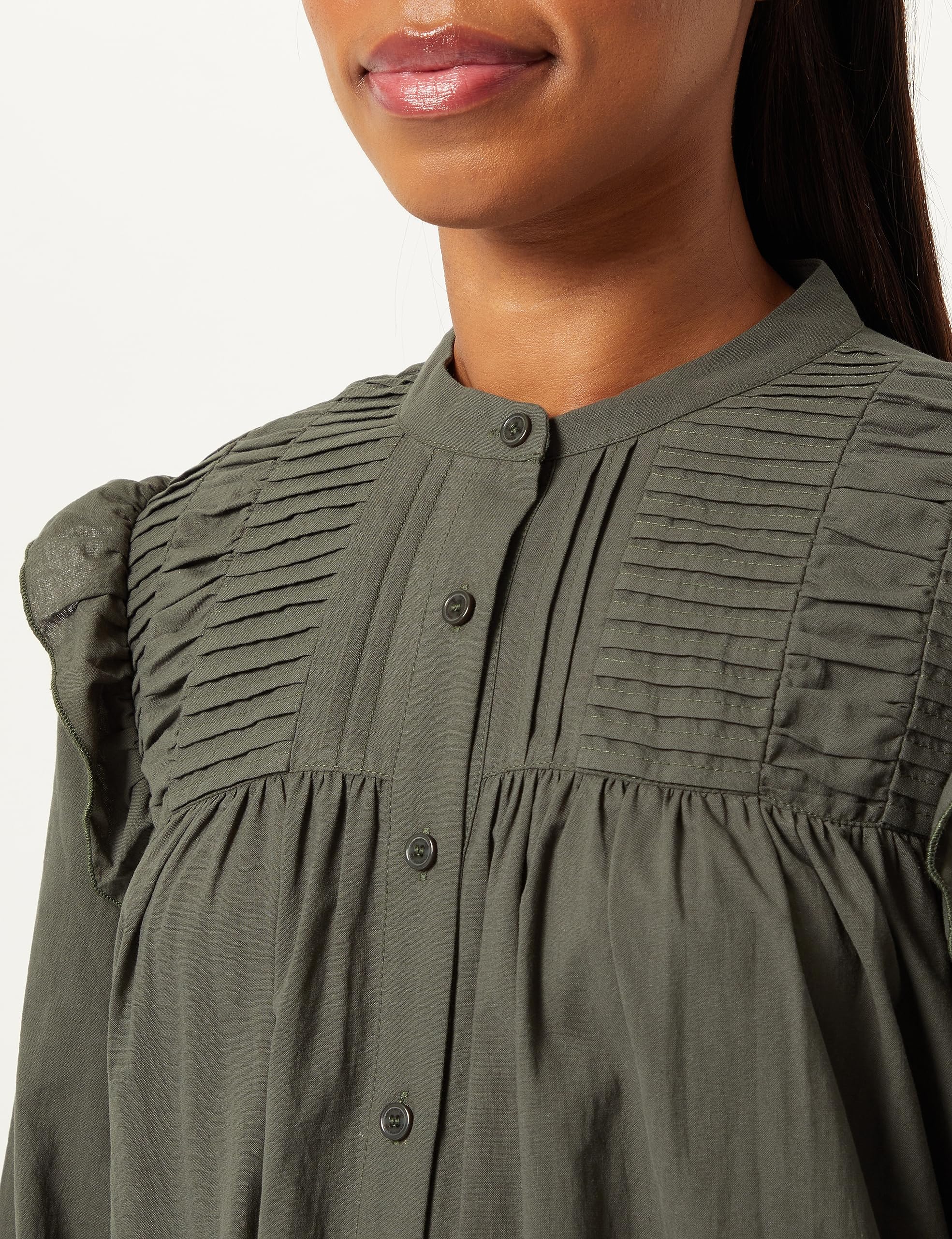 TILDEN Blusa de Manga Larga para Mujer