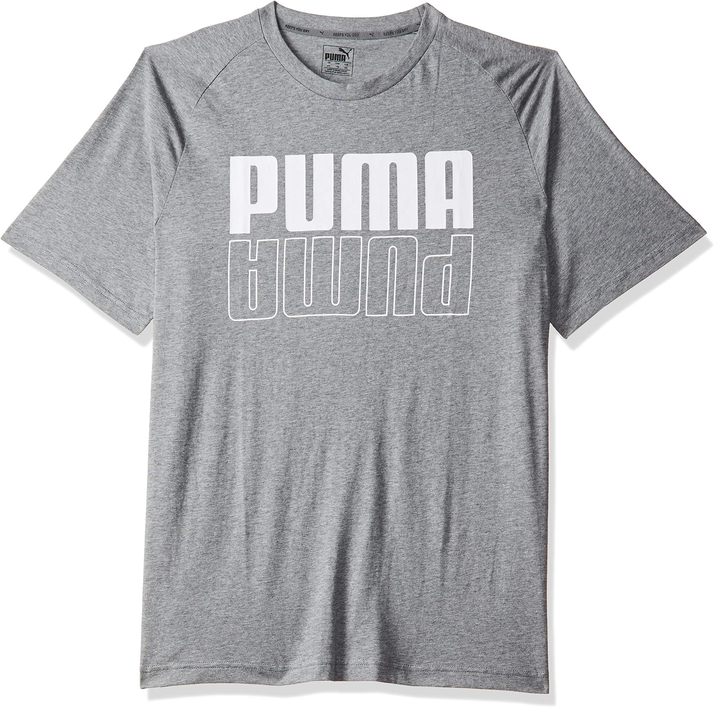 Puma Men's Printed Regular fit Active Base Layer Shirt
