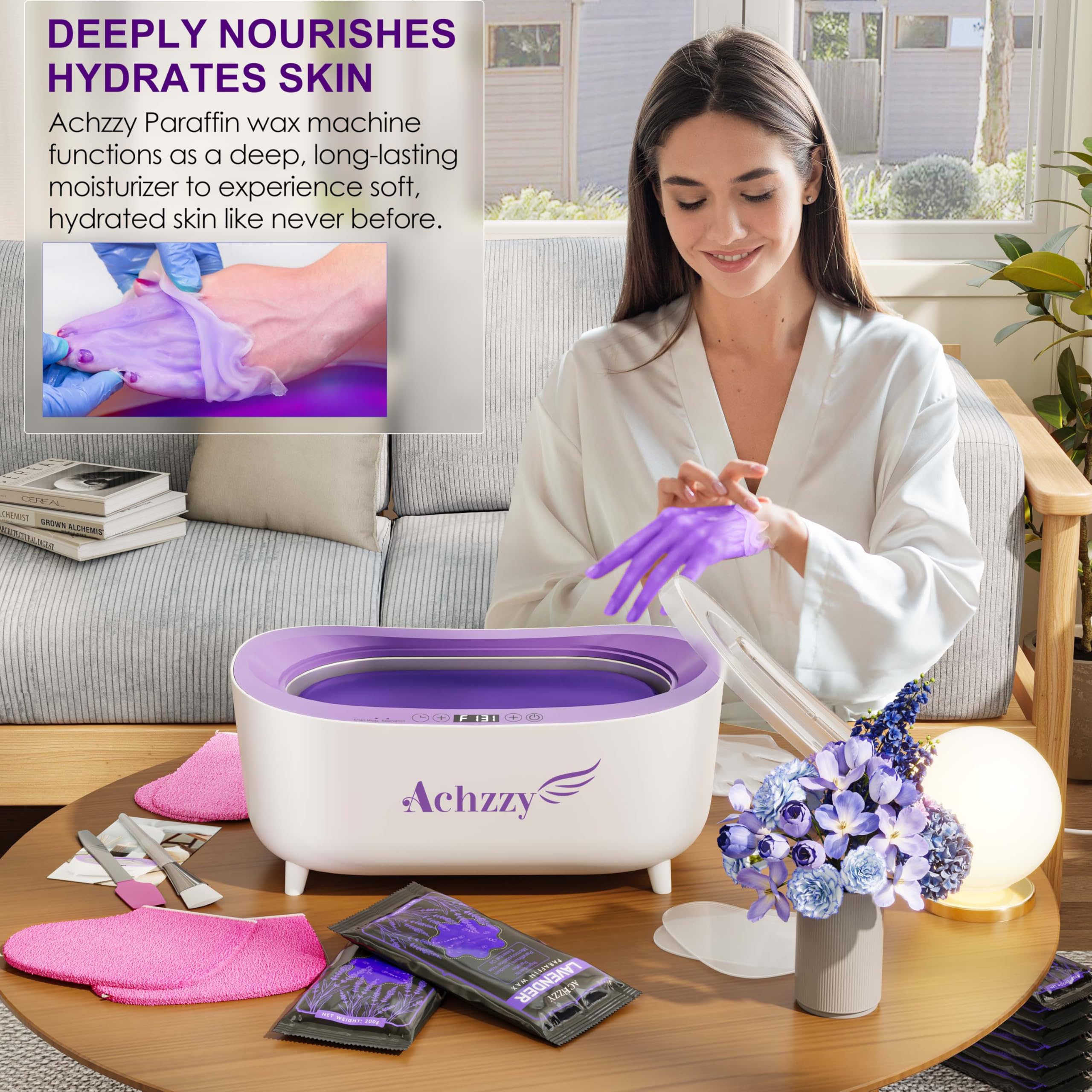 Amazon.com : Achzzy Paraffin Wax Machine for Hands and Feet