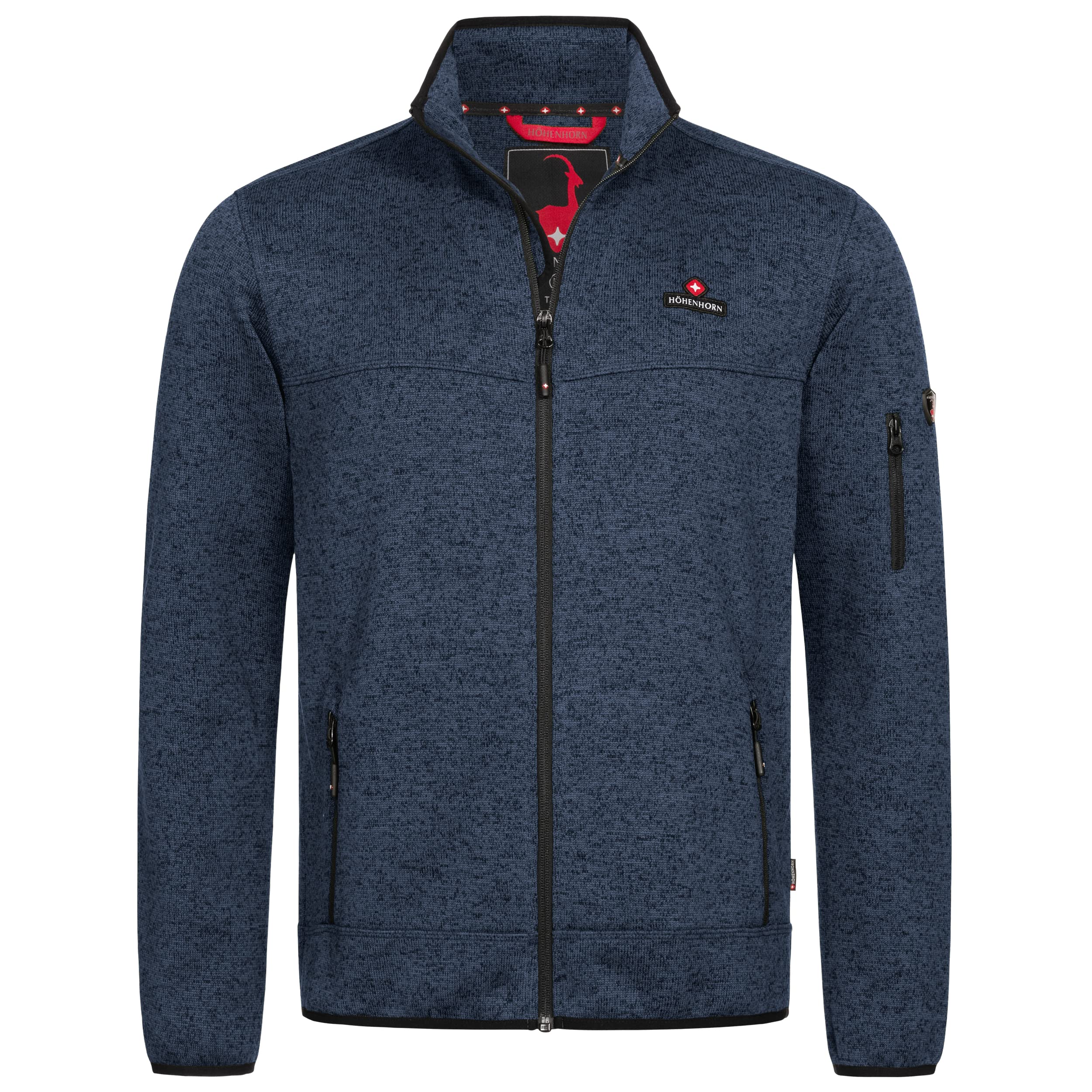 Höhenhorn Tacul Herren Jacke Fleece Strickjacke Navy Gr. L