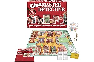 Clue Master Detective Board Game, Only for the Sharpest Mind