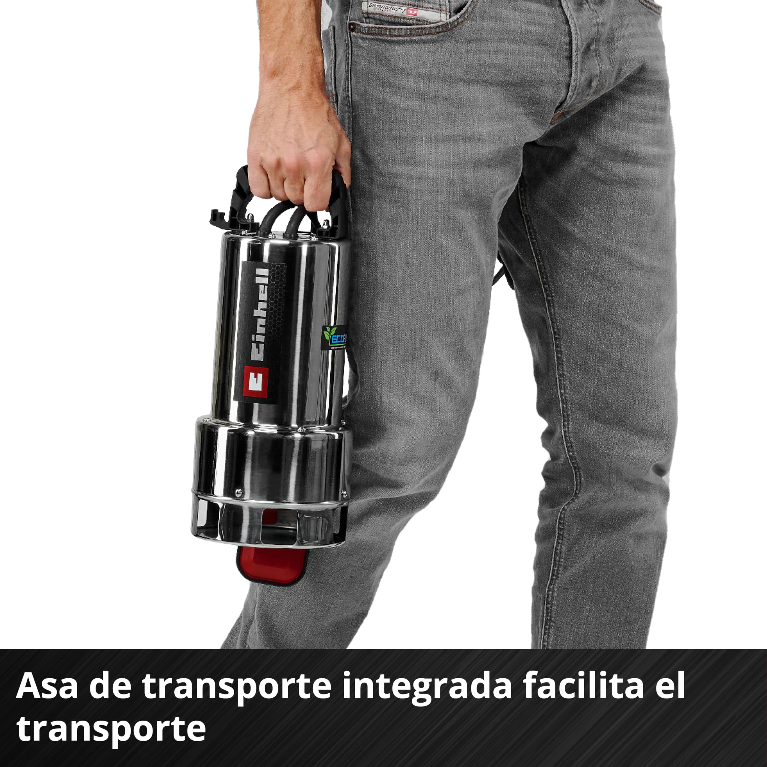 Einhell bomba de aguas sucias GC-DP 7035 N ECO PLUS 700 W 19000 l/h 8 m 35 mm