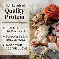Vista 7 de Merrick - Alimento seco para perros, receta de bisonte real, carne de res y batata libre de granos, 22 libras, en bolsa