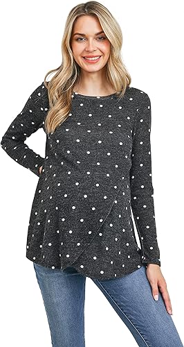 Suéter tipo túnica de maternidad para mujer