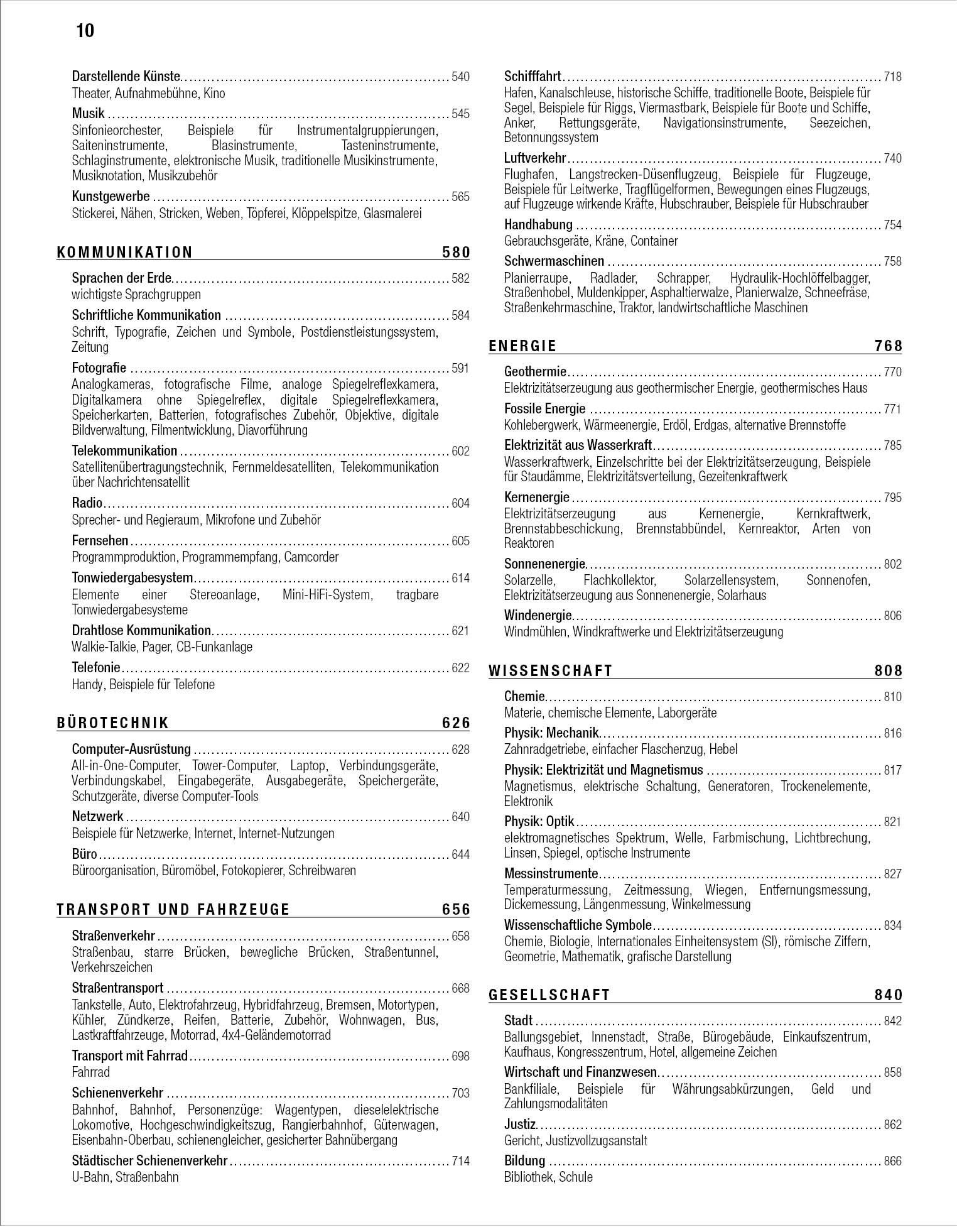 PONS Das große Bildwörterbuch: Deutsch, Englisch, Französisch, Spanisch und Italienisch