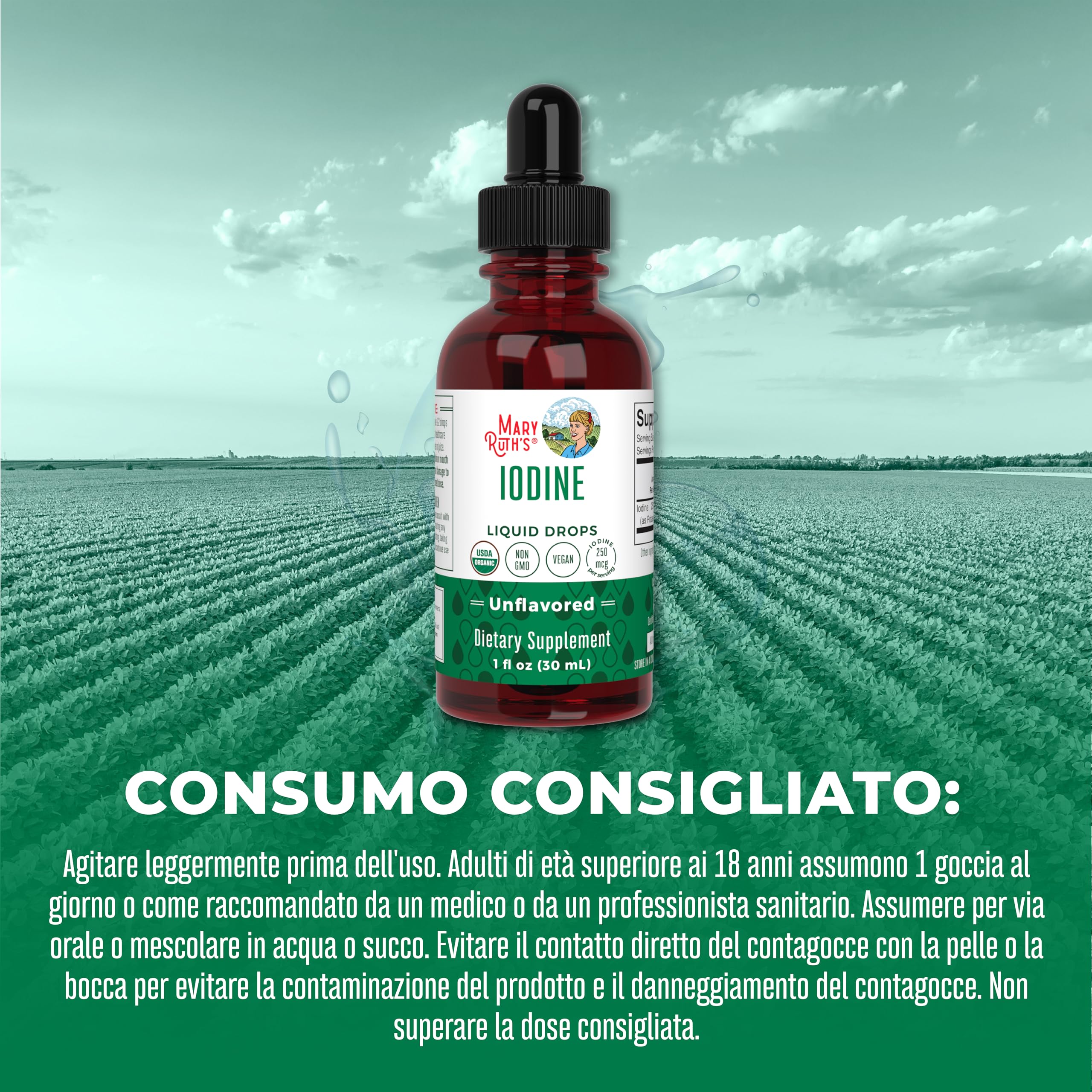 MaryRuth Organics Organic Iodine Liquid Drops - 30 ml