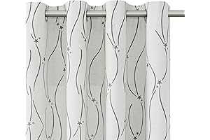 Nanspring 96-Inch Grommet Curtains: Serenity for Your Space