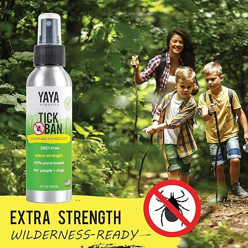 Miniatura 3 de Repelente de insectos YAYA Organics de TICK BAN Repelente de insectos y garrapatas sin DEET 100 natural ingredientes orgánicos 4 onza