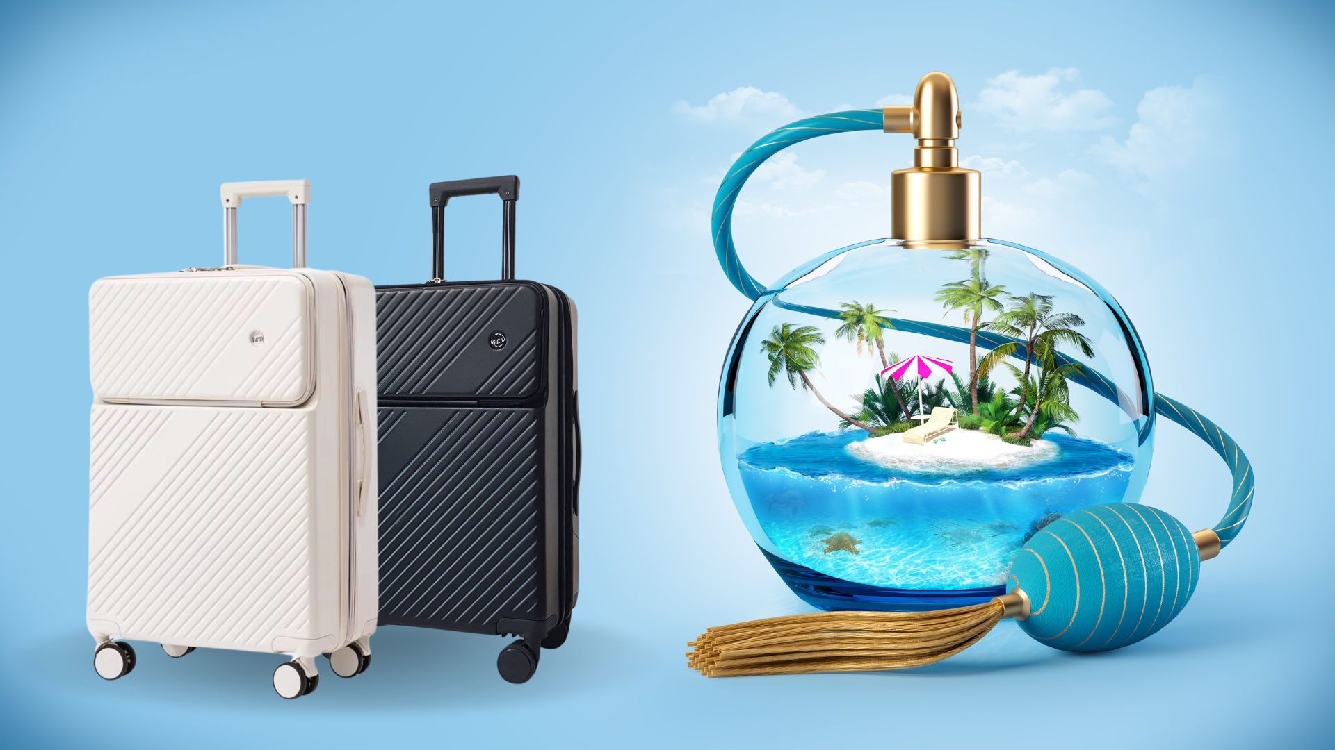 Buy TOURTIER 24 Inch Multifunctional Front Opening Trolley Case