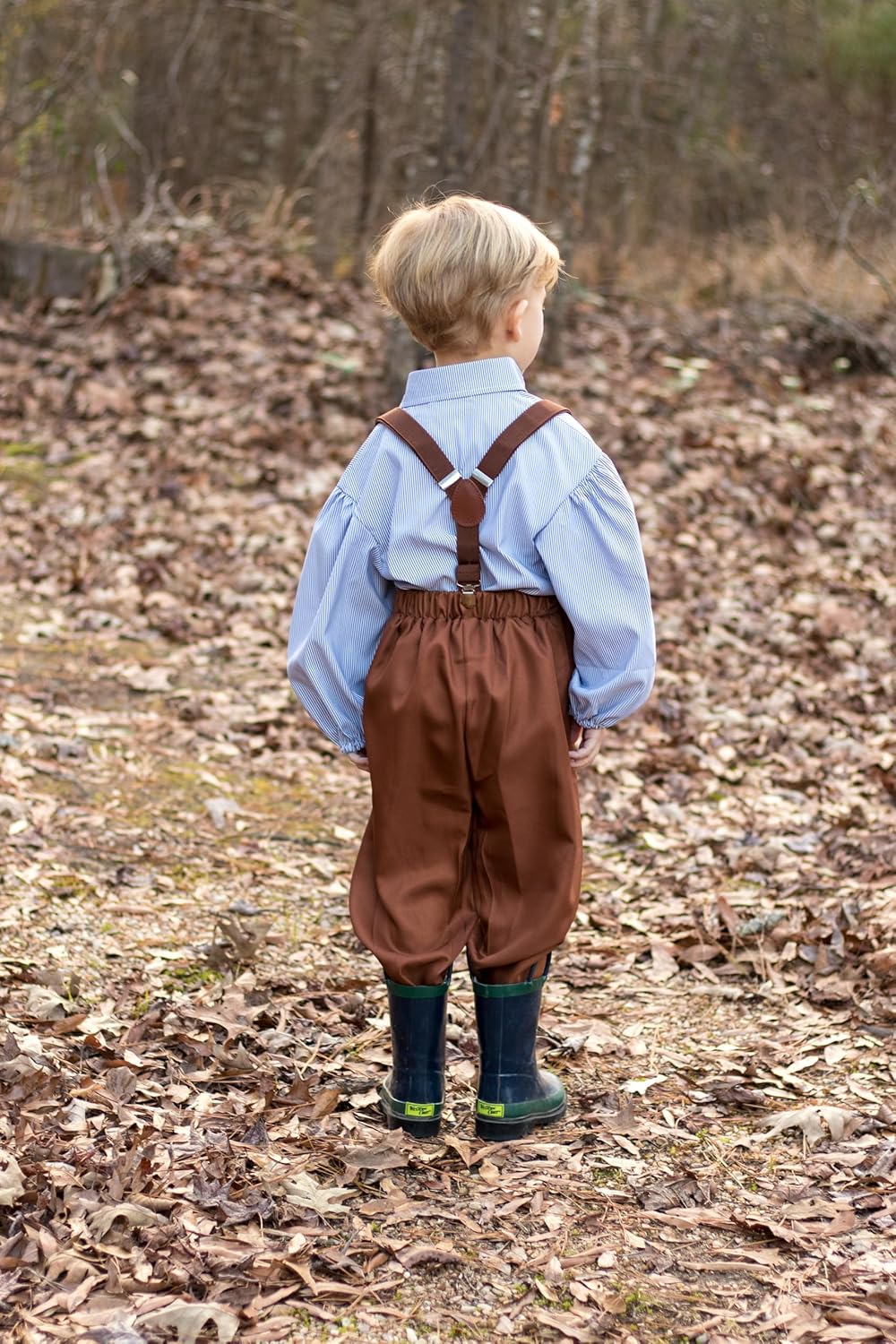ReliBeauty Boys Pioneer Costume Kids Colonial Costume Boys with Hat - Image 7