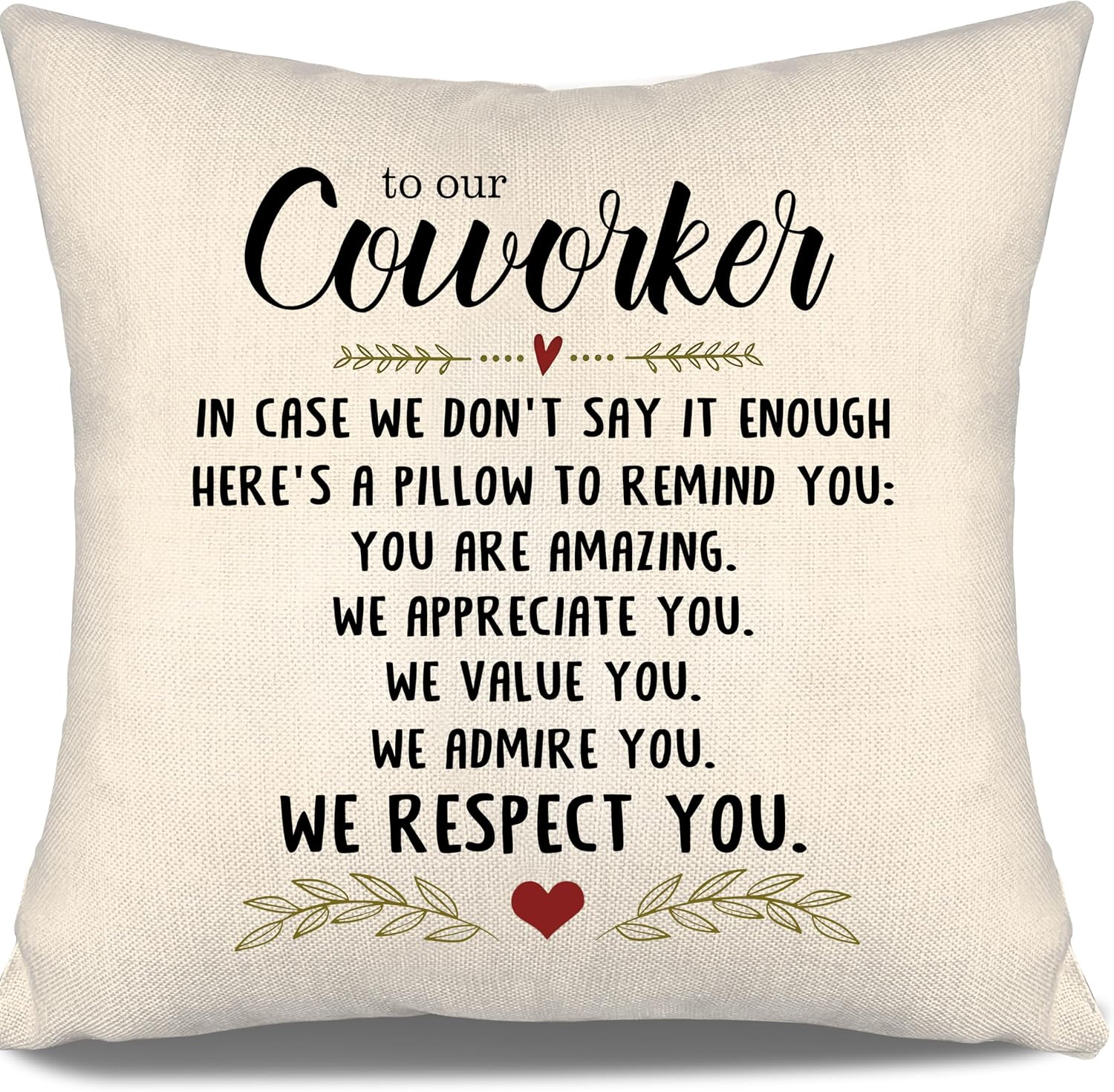 Mom In Case We Don't Say It Enough Here's A Pillow To Remind You You Are Amazing We Appreciate You We Love You Throw Pillow Cover Mom Gift from Children for Mother's Day Birthday Christmas(our mom) image 3