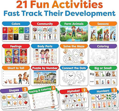 Miniatura 2 de Libro ocupado para niños pequeños de 1 a 3 a 21 actividades divertidas de aprendizaje para niños pequeños a preescolar o preescolar - Libro