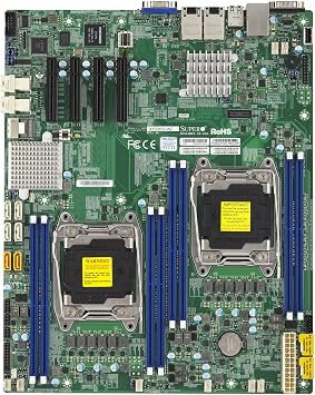 Supermicro Dual LGA2011, Intel C612, DDR4, SATA3 & USB2.0, V & 4GbE, EATX Motherboard X10DRD-L-O