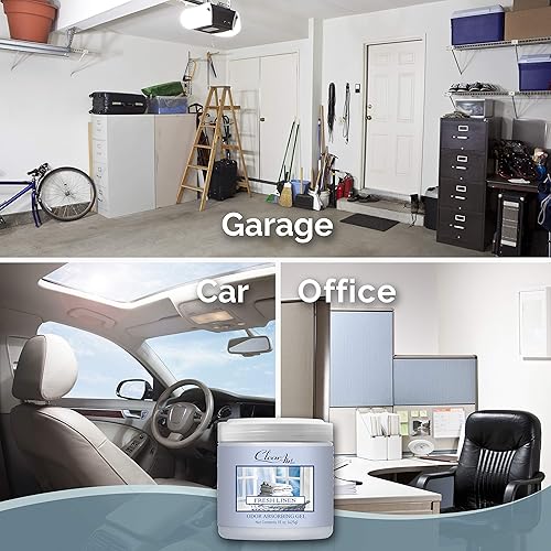 Miniatura 5 de Clear Air Gel absorbente de olores  Ambientador y eliminador de olores  Absorbe olores en baños, automóviles y vehículos recreativos  Hecho con