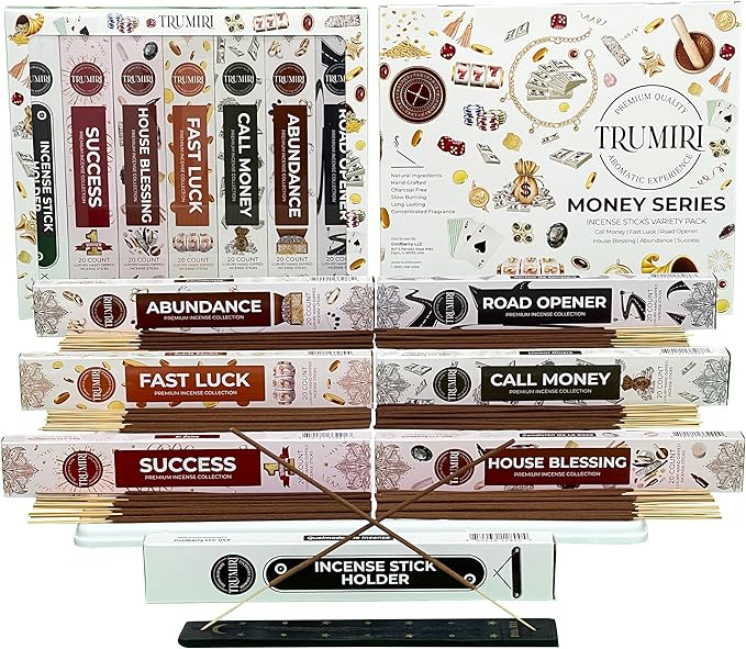 Money Incense Sticks - Total 120 Insence-Sticks (20 Inscents x