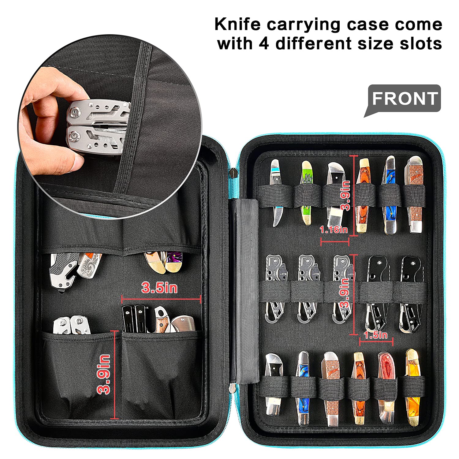 Buy Knife Display Case for 45+ Pocket Knives, for Butterfly Knife