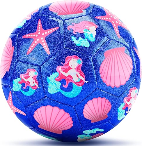 Miniatura 8 de Soccer Balls Size 3 for Girls Soccer Ball for Kids Aged 4-6 6-8 Beginners Outdoors Sports Ball Recreation Playing Ball Birthday Christmas Back to