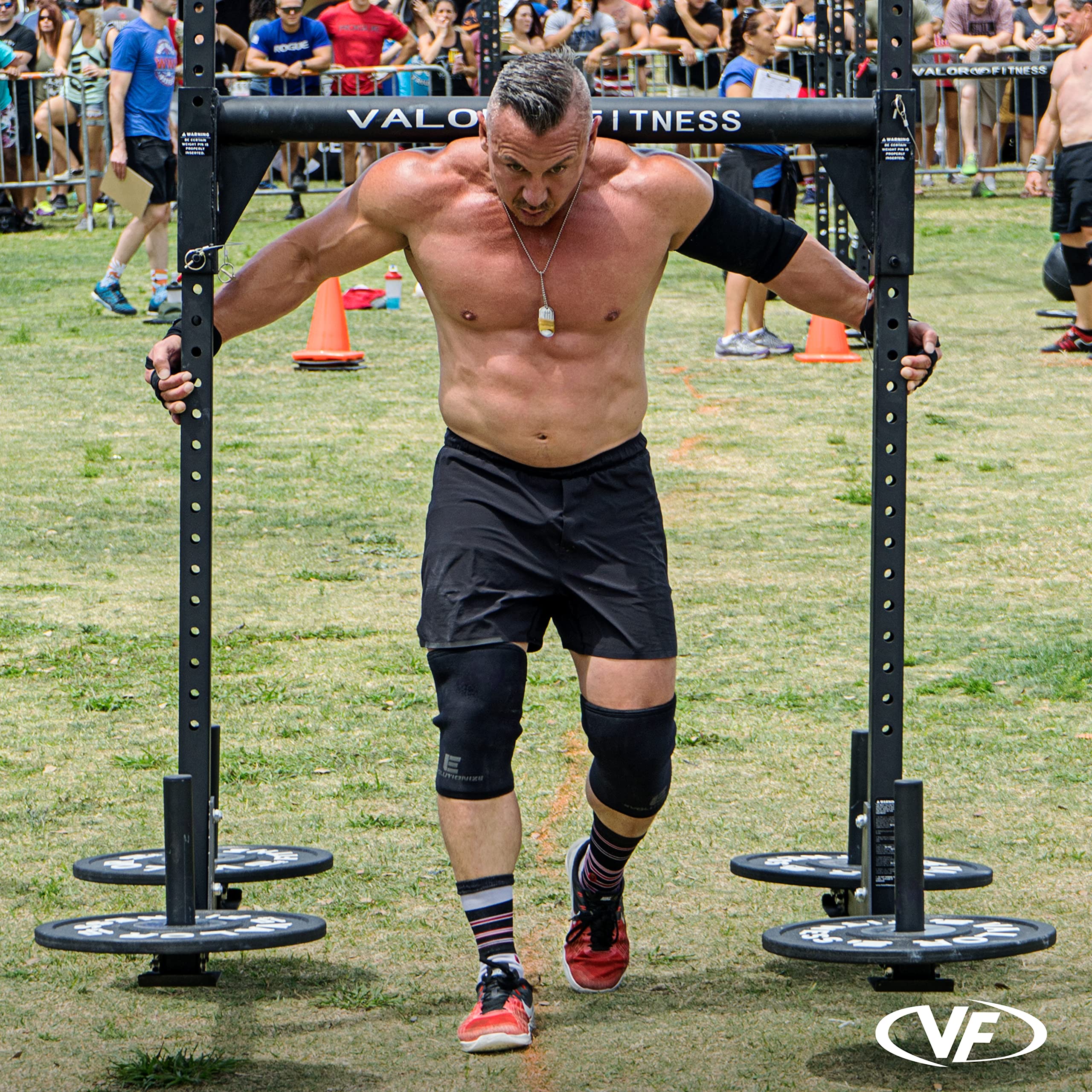 Valor Fitness BD21 Yoke Rack Strongman Equipment J Hooks Squat Rack