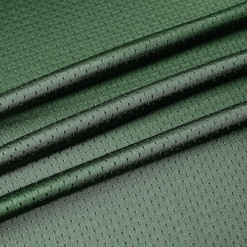 Miniatura 5 de MESOSPERO Men's Blank Football Jersey Mesh Plain Practice Shirt Athletic Sports Football T-Shirt White Red Black S-3XL