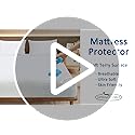 RV Bunk/Daybed/Cot Mattress Protector Cover 75x33 inch for Narrow Twin Camper Bed, 100% Waterproof & Absorbent and Noiseless Mattress Pad Protector, Machine Washable