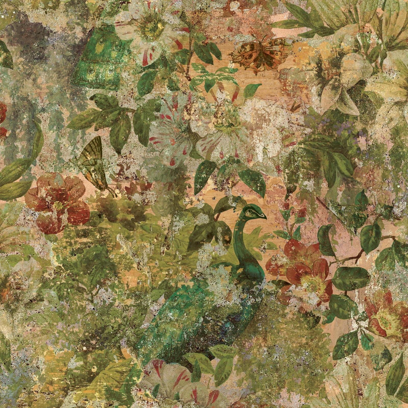 Holden Décor Vintage Peacock Wallpaper Statement Feature Wall