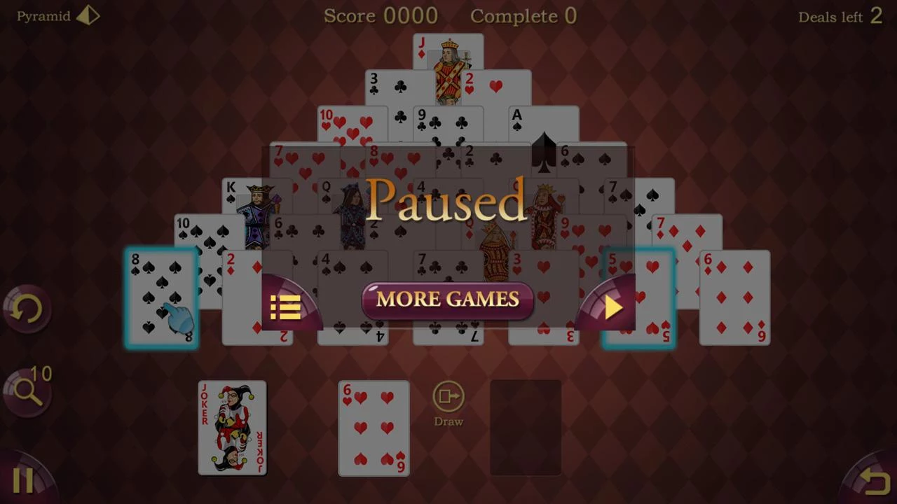 Pyramid Solitaire - App on Amazon Appstore