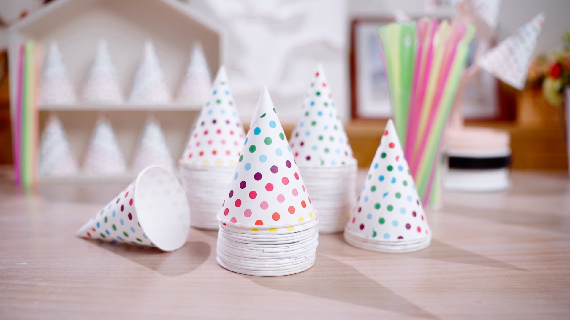 Set de 200 pitillos y conos para nieve 4.5 oz multicolor miniatura 7