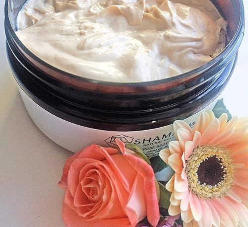 Miniatura 2 de Body Butter, Rose & Peppermint, Natural-Organic, Honey, Beeswax & Vitamin E, Hydrating 4oz