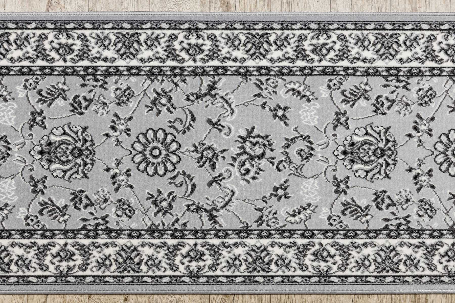 rugsx Läufer BCF MORAD Klasyk klassisch grau 60x100 cm