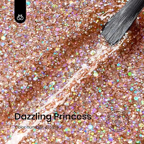 Miniatura 165 de Beetles - Esmalte de uñas en gel de 0.5 onzas fluidas (15ml), curado con lámpara LED, extracción por remojo, para arte de uñas, estética