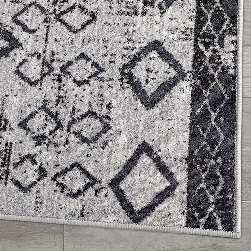 Miniatura 163 de Antep Rugs - Alfombras antideslizantes de 3 x 5 pies (antideslizante) con parte trasera de goma, de estilo antiguo, bohemio, marroquí y con pelo