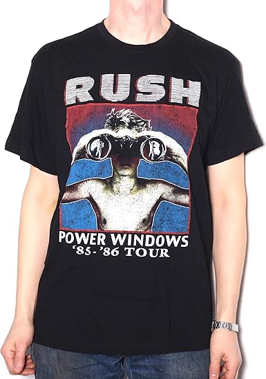 rush power windows tour shirt
