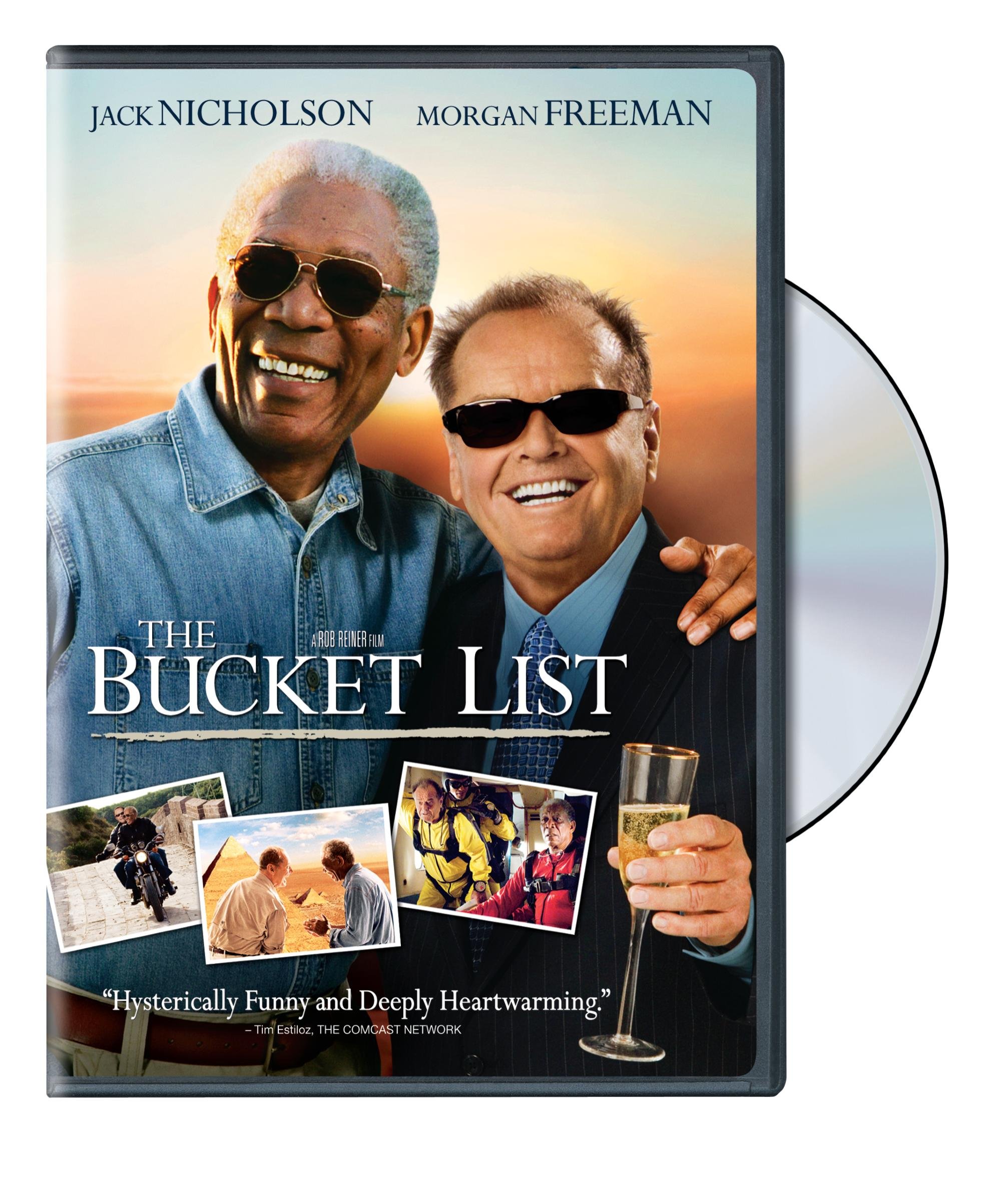 The Bucket List [DVD] Jack Nicholson; Morgan Freeman; Sean Hayes; Beverly Todd; Rob Morrow; Alfonso Freeman; Rowena King; Annton Berry Jr.; Verda Bridges; Destiny Brownridge; Brian Copeland; Ian Anthony Dale; Rob Reiner and Justin Zackham