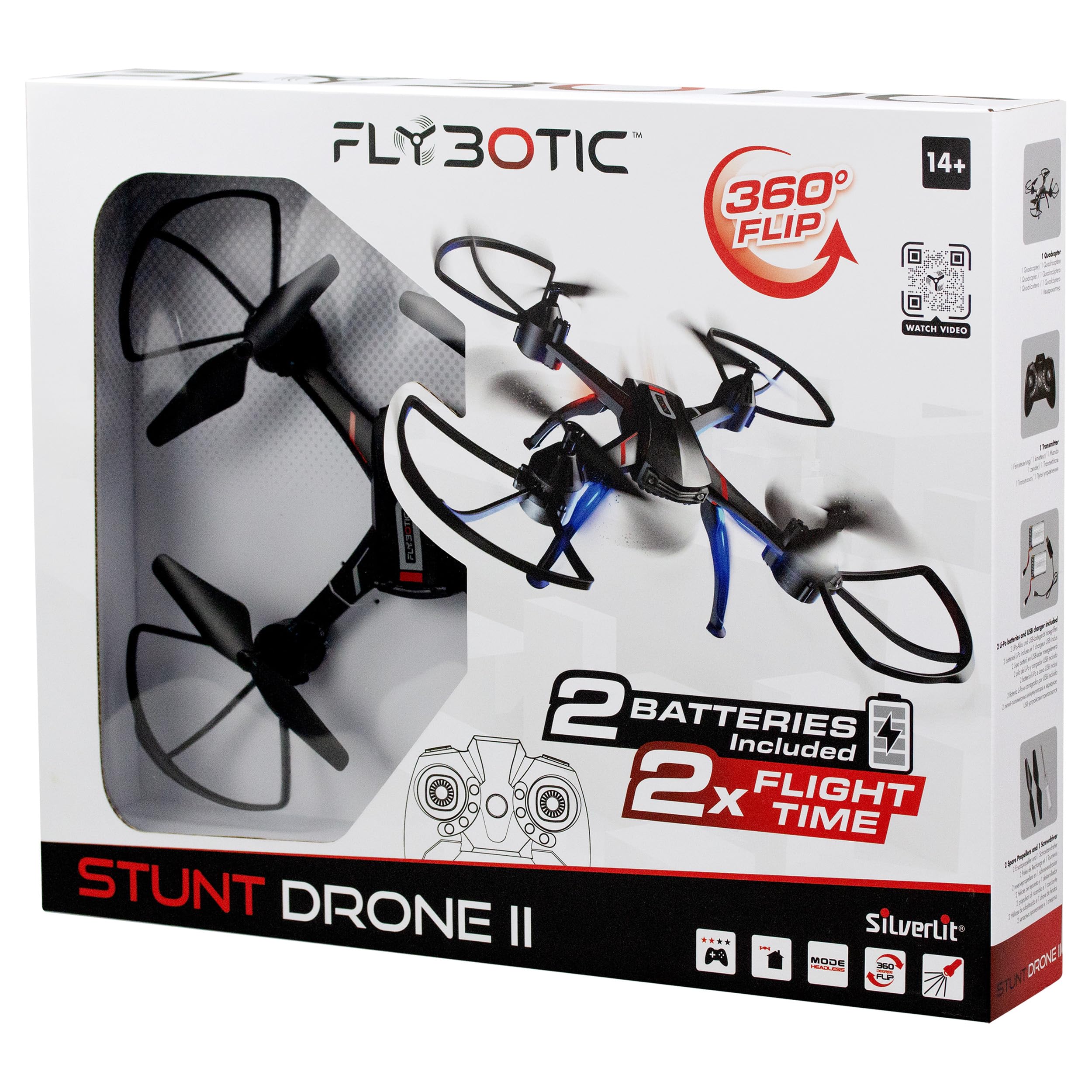 SilverLit Drone acrobático 2 para niños y Adultos a Partir de 4 años
