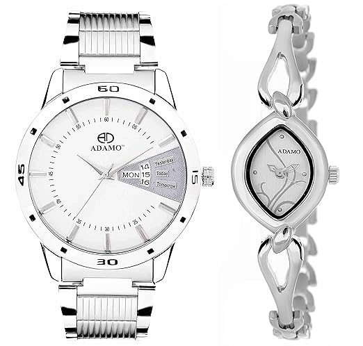 Enchant Analog White Dial Unisex Watch - 818SM01-327SM01