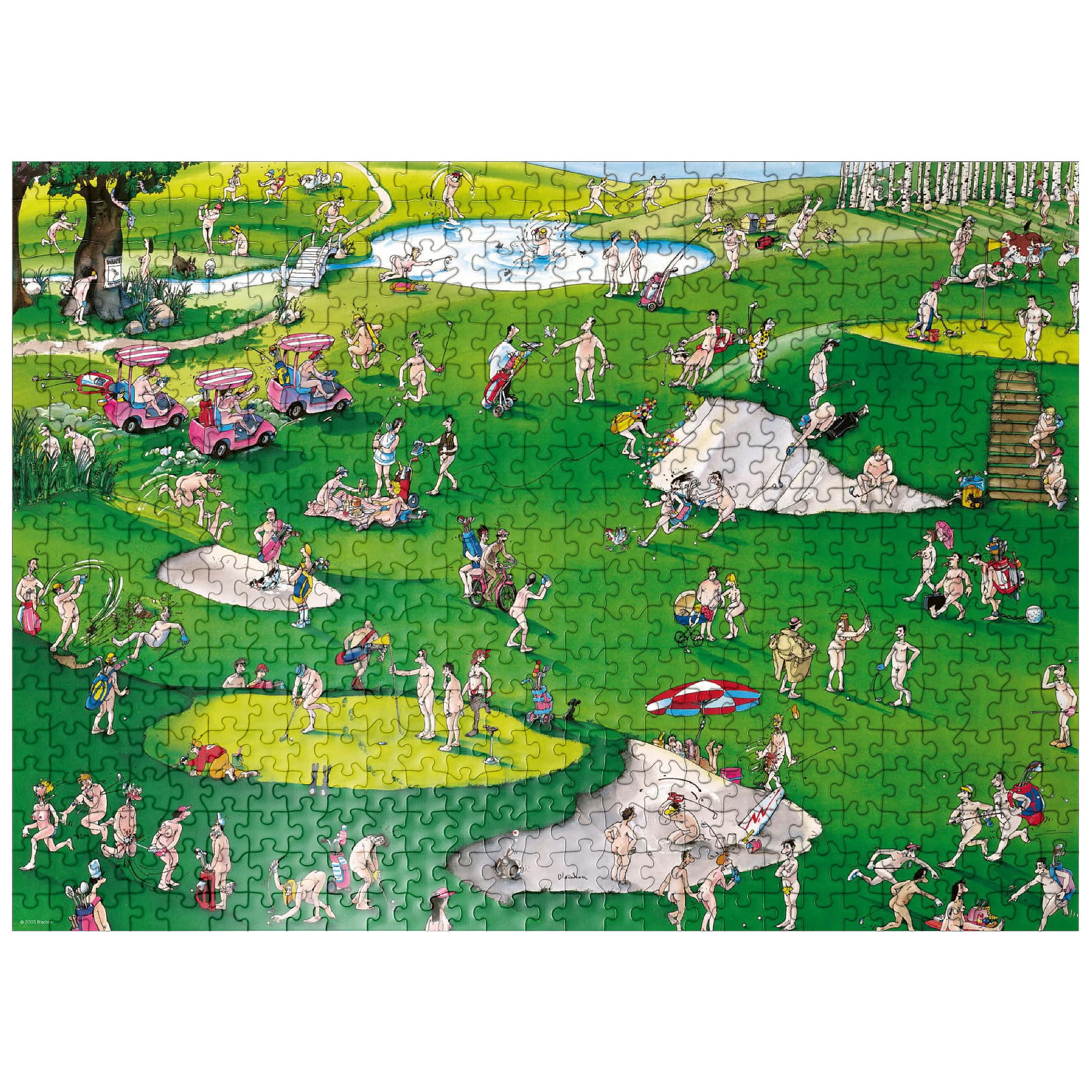 MyPuzzle Il Paradiso Del Golfista – Blachon – Puzzle Premium 500 Pezzi – Collezione Speciale Heye – 48x34 Cm - 2
